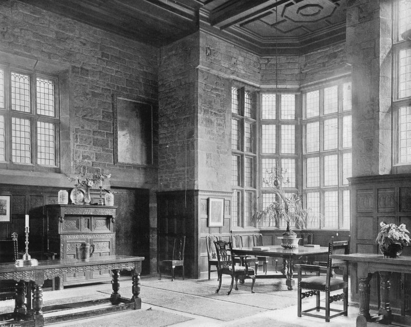 The Hall - South Window Recess av Charles Latham