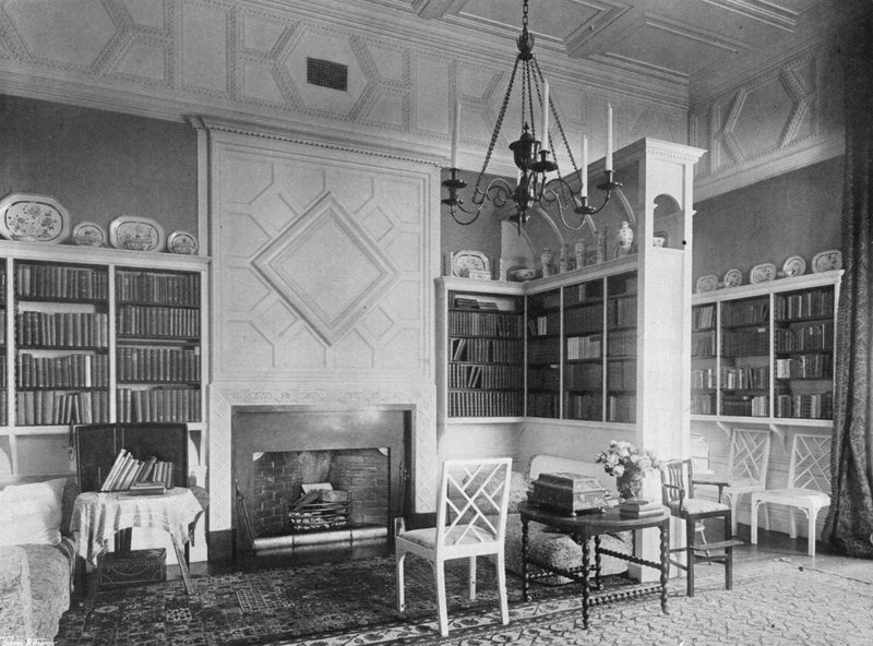 The Morning Room (s/hvitt bilde) av Charles Latham