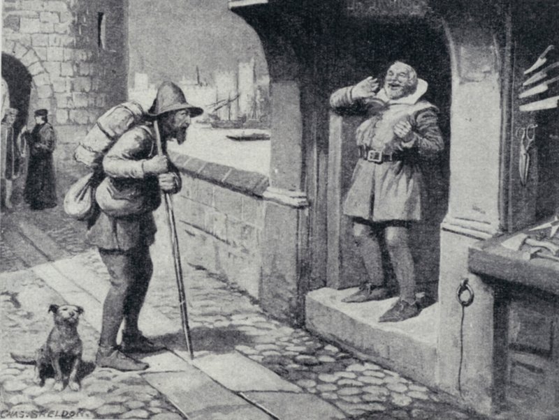 The Pedlar of Swaffham av Charles Mills after Sheldon