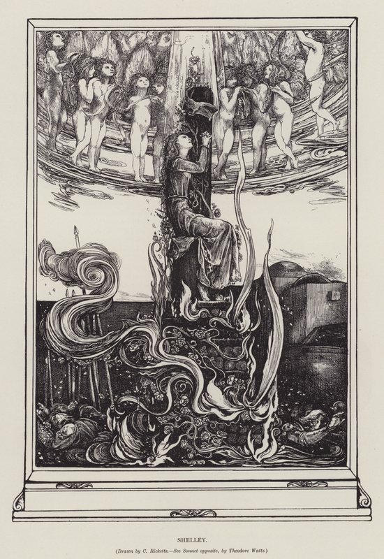 Shelley (litho) av Charles Ricketts
