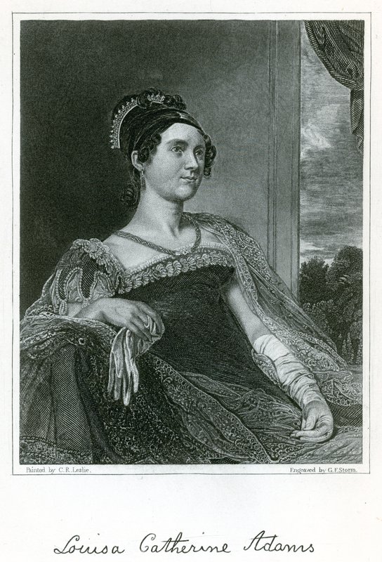 Louisa Catherine Adams (gravering) av Charles Robert Leslie