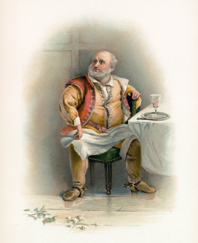 Shakespeares Falstaff av Charles Robert Leslie