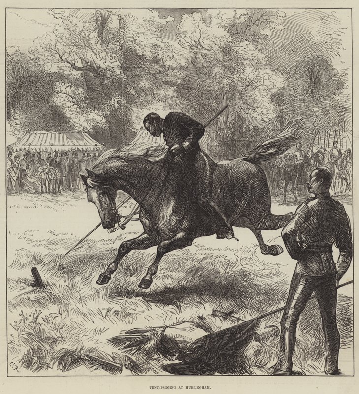 Telt-Pegging på Hurlingham av Sir John Charles Robinson