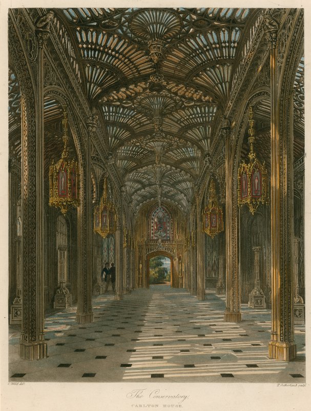 The Conservatory, Carlton House, London av Charles Wild