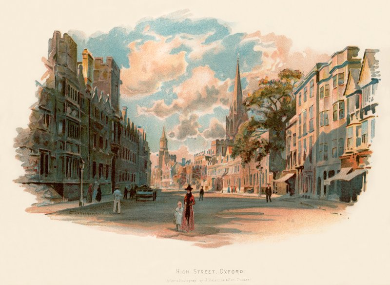 High Street, Oxford av Charles Wilkinson
