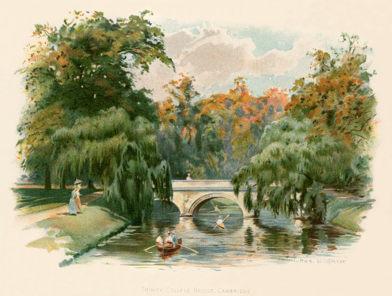 Trinity College bridge, Cambridge av Charles Wilkinson