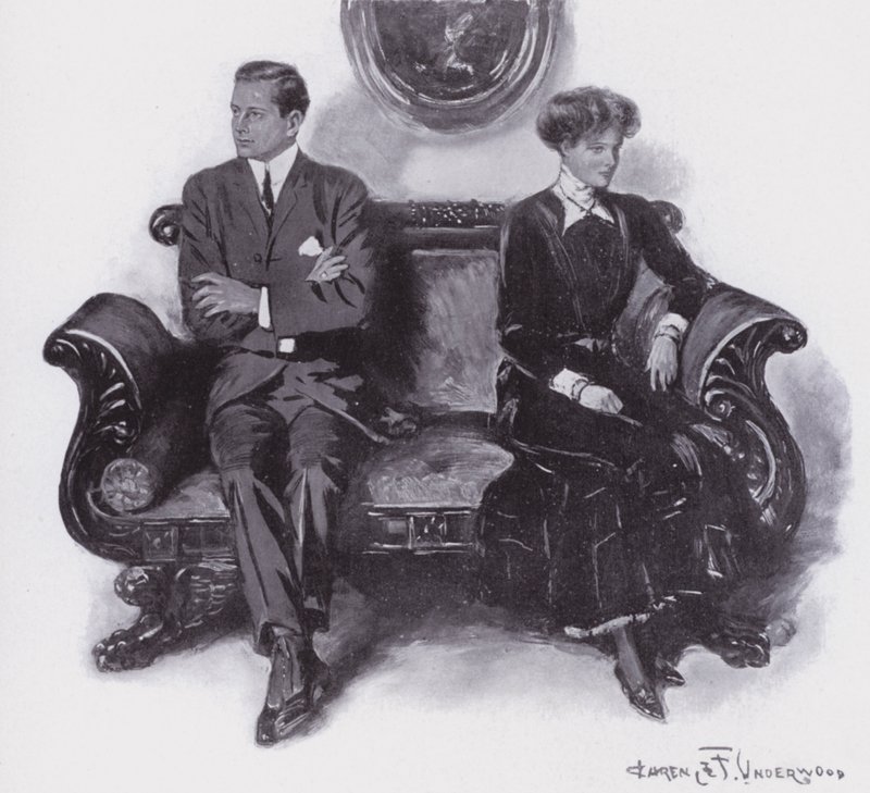 Elskere krangel av Clarence F. Underwood