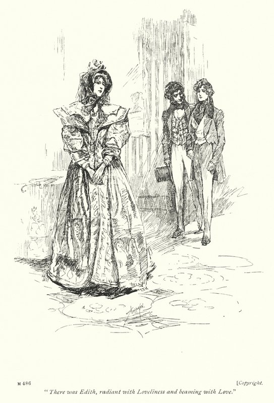 Illustrasjon for Disraelis Coningsby (litho) av Claude Shepperson
