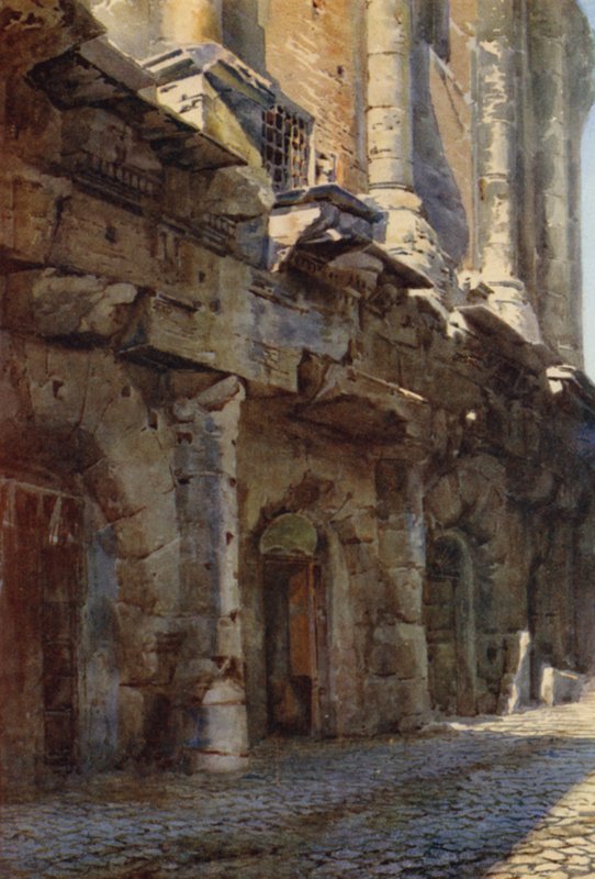 Marcellus teater, Roma av Commendator Formilli