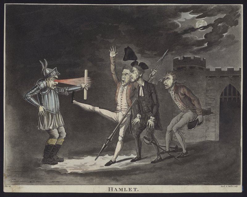 Hamlet (akvatint) av Conrad Martin Metz