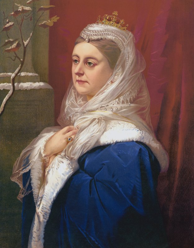 Vinter - Dronning Victoria av Constant Joseph Brochart