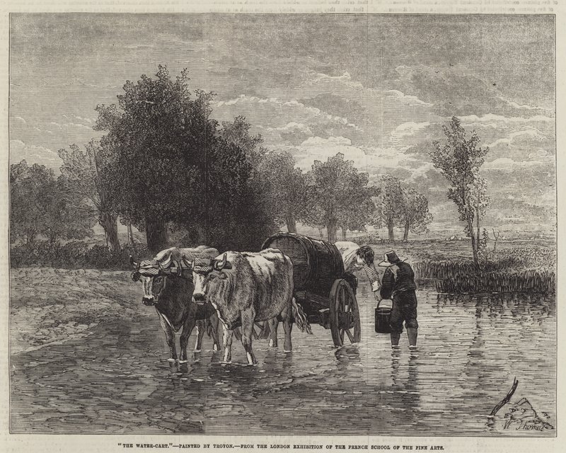 Vannvognen av Constant Emile Troyon