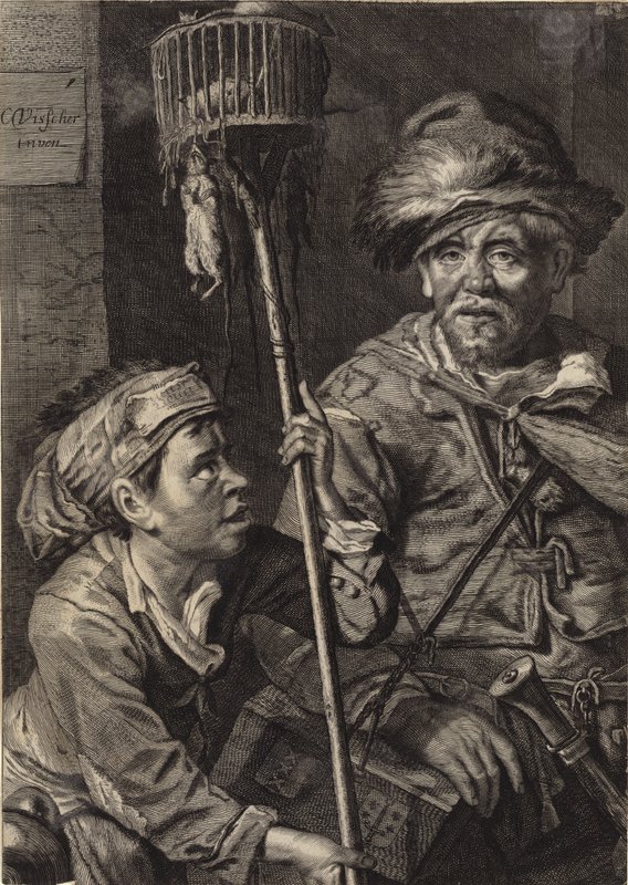 Rottefangere av Cornelis Visscher