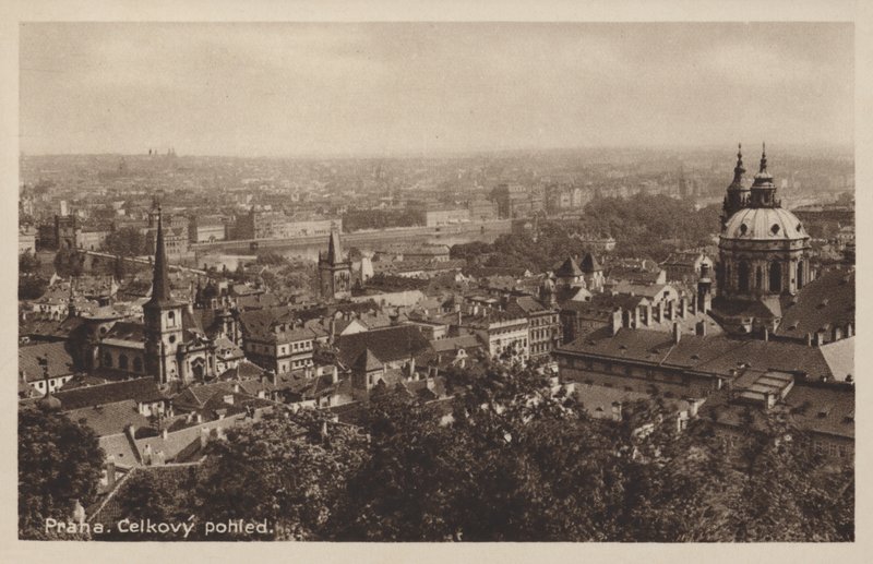 Generell utsikt over Praha av Czech Photographer