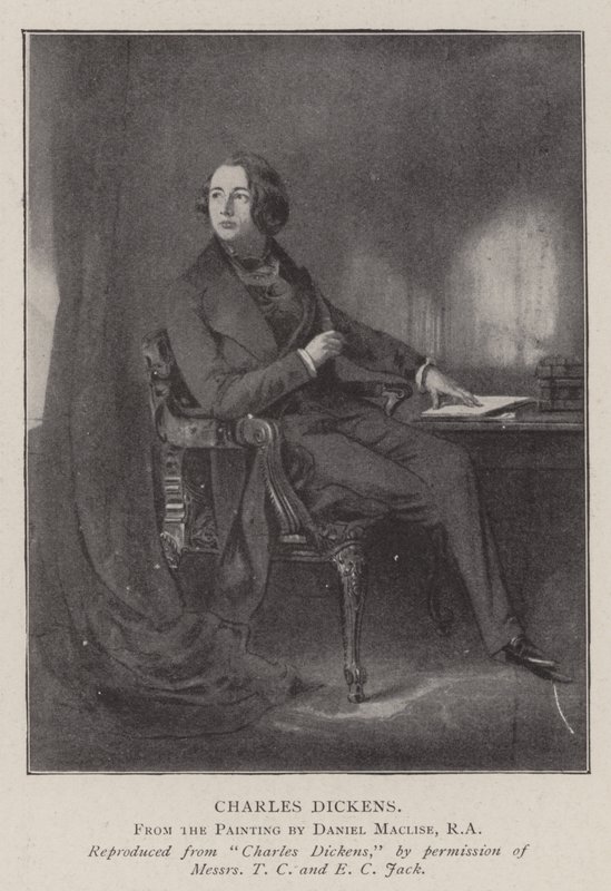 Charles Dickens av Daniel Maclise