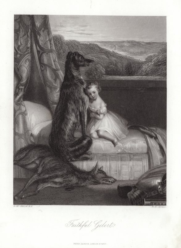 Trofaste Gelert av Daniel Maclise