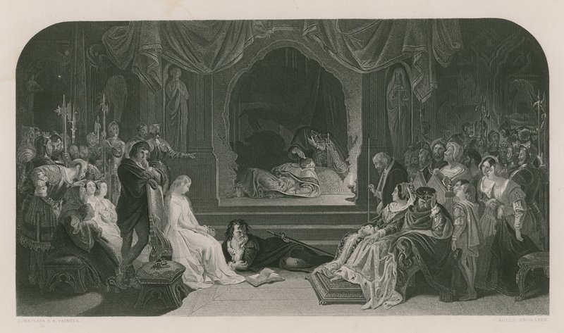 Hamlet av Daniel Maclise