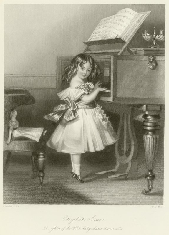 Lady Elizabeth Jane Somerville av Daniel Maclise