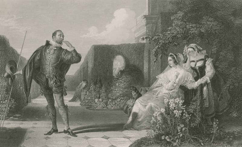 Malvolio, tolvte natt av Daniel Maclise