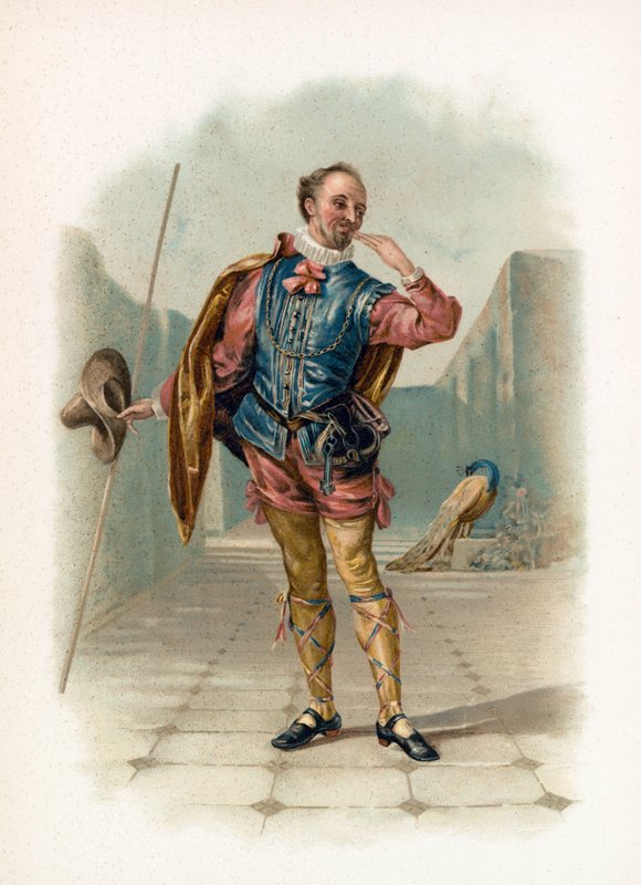 Malvolio fra Twelfth Night av Daniel Maclise