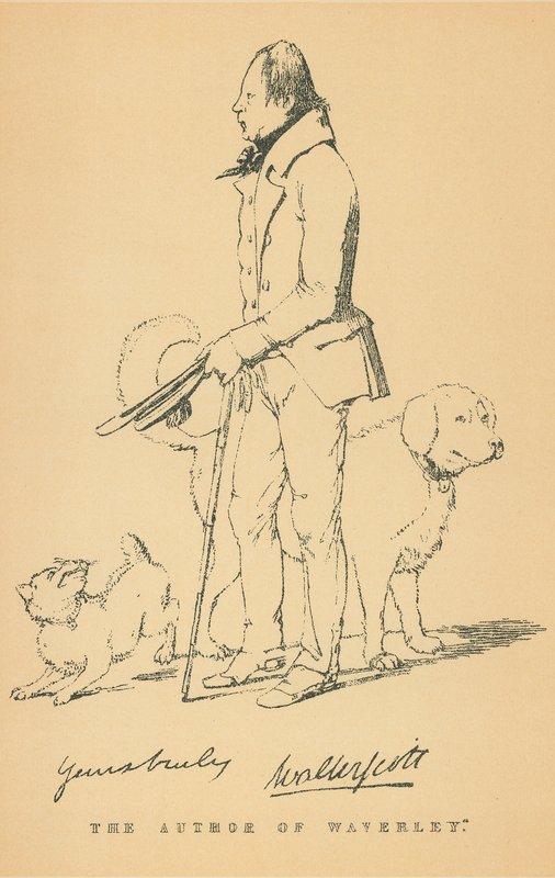 Sir Walter Scott av Daniel Maclise