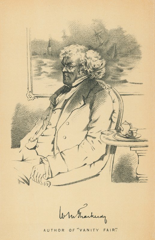 William Makepeace Thackeray av Daniel Maclise
