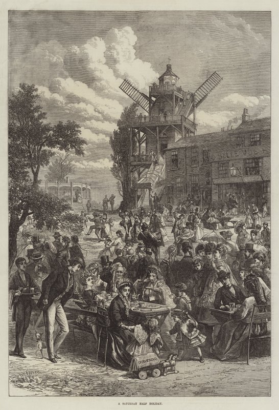 En lørdag halvferie av David Henry Friston