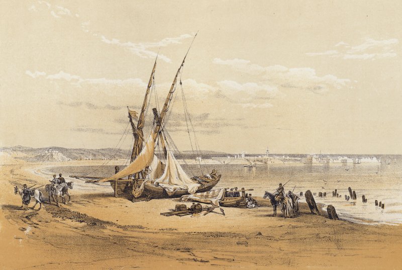 Dekk (litho farge) av David (after) Roberts