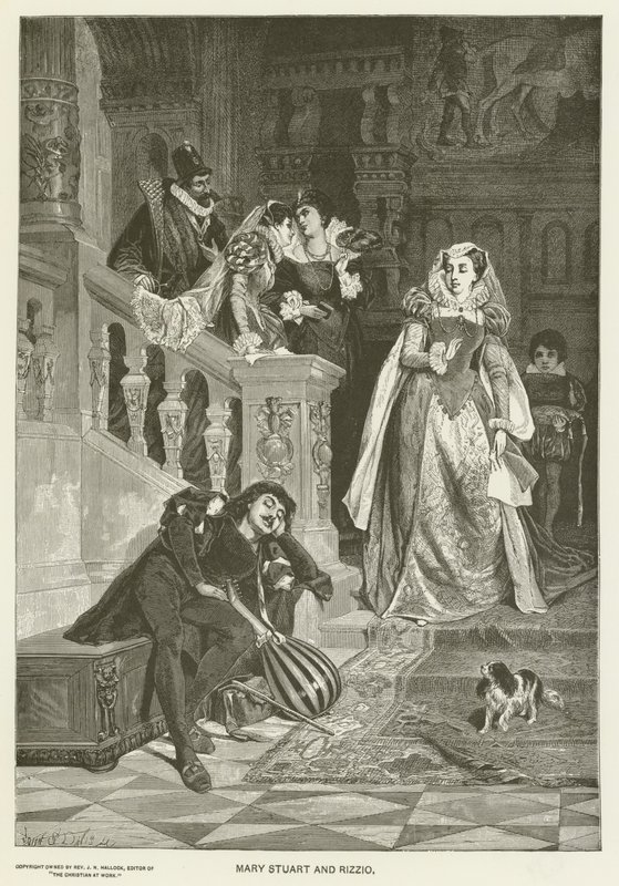 Mary Stuart og Rizzio av David Dalhoff Neal