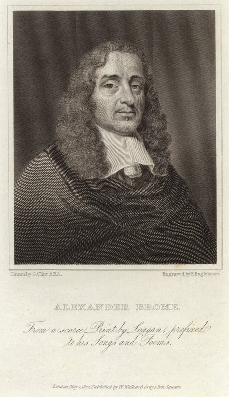 Alexander Brome - engelsk poet (1620 1666) av David Loggan
