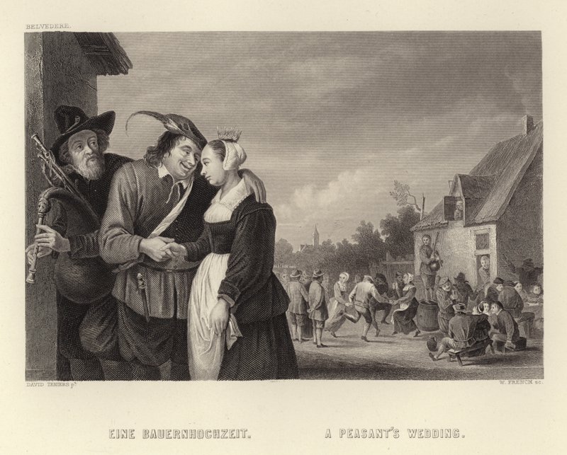 En bondes bryllup av David Teniers the Younger