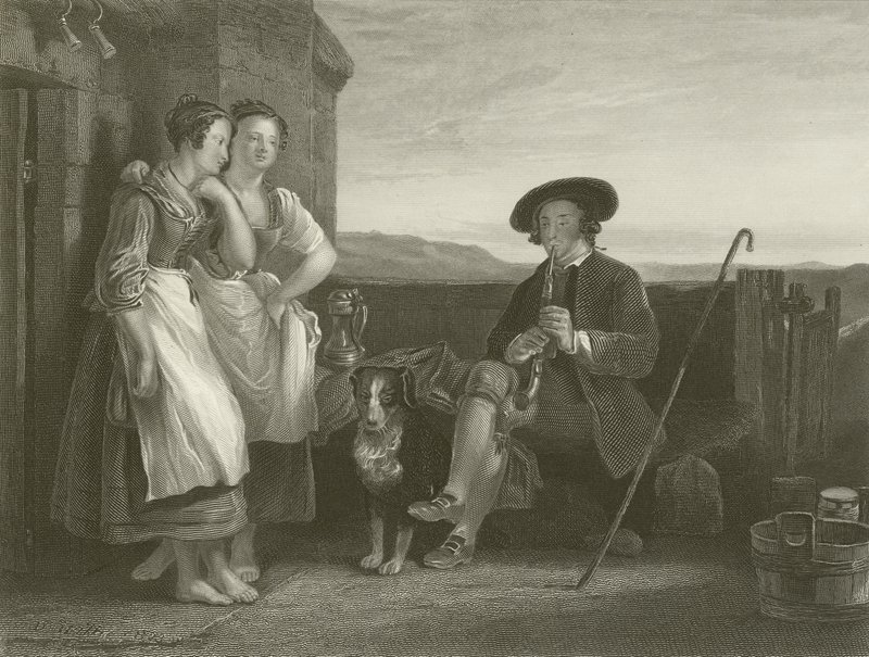 Den milde hyrden av David Wilkie