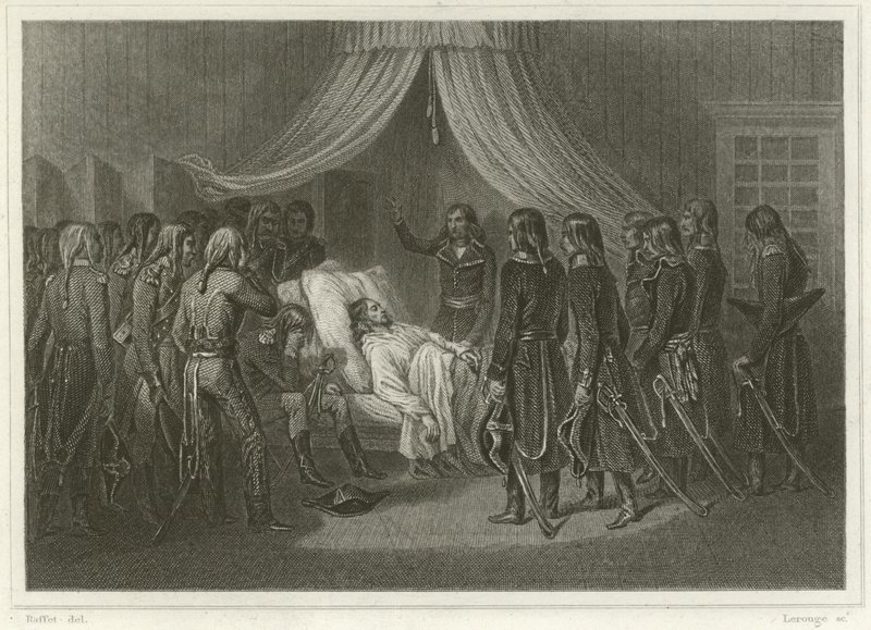 General Hoches død av Denis Auguste Marie Raffet