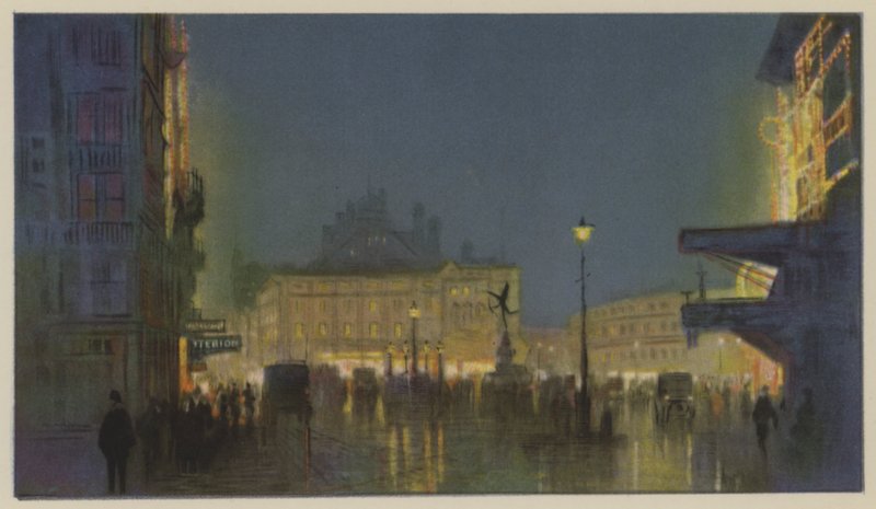 Piccadilly Circus av Donald Maxwell