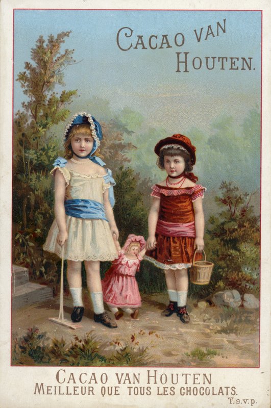 Barn hagearbeid av Dutch School