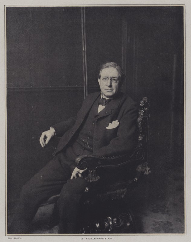Jean-Joseph Benjamin-Constant, fransk kunstner av E. Fiorillo