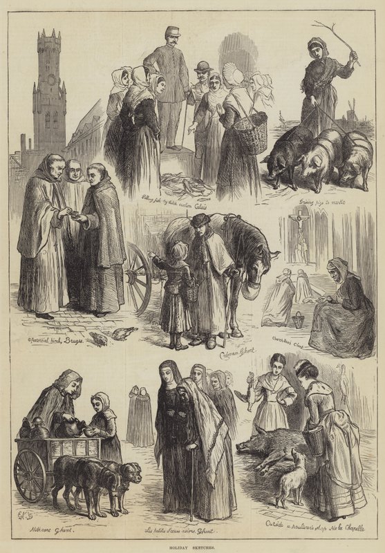 Ferieskisser av Ebenezer Newman Downard