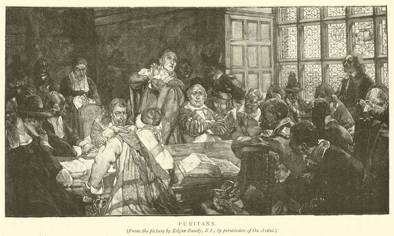 Puritaner (gravering) av Edgar Bundy