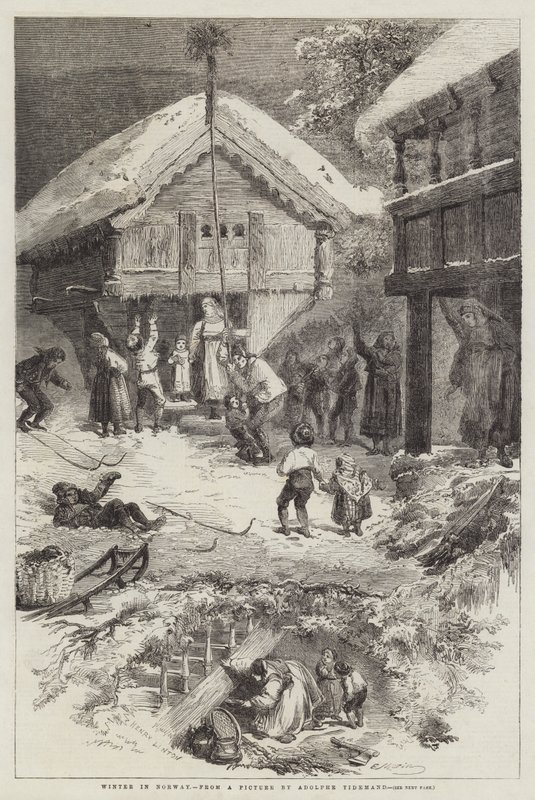 Vinter i Norge av Edmond Morin