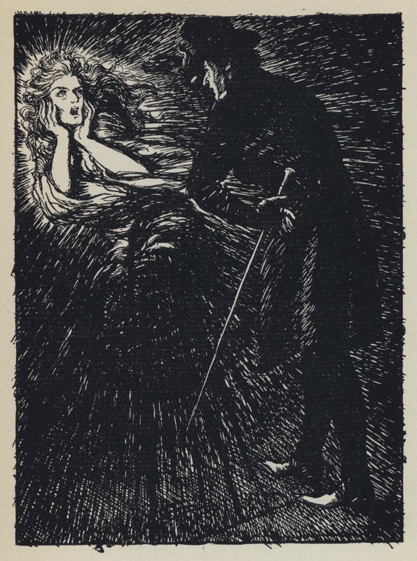 Illustrasjon for Tennysons Maud av Edmund Joseph after Sullivan