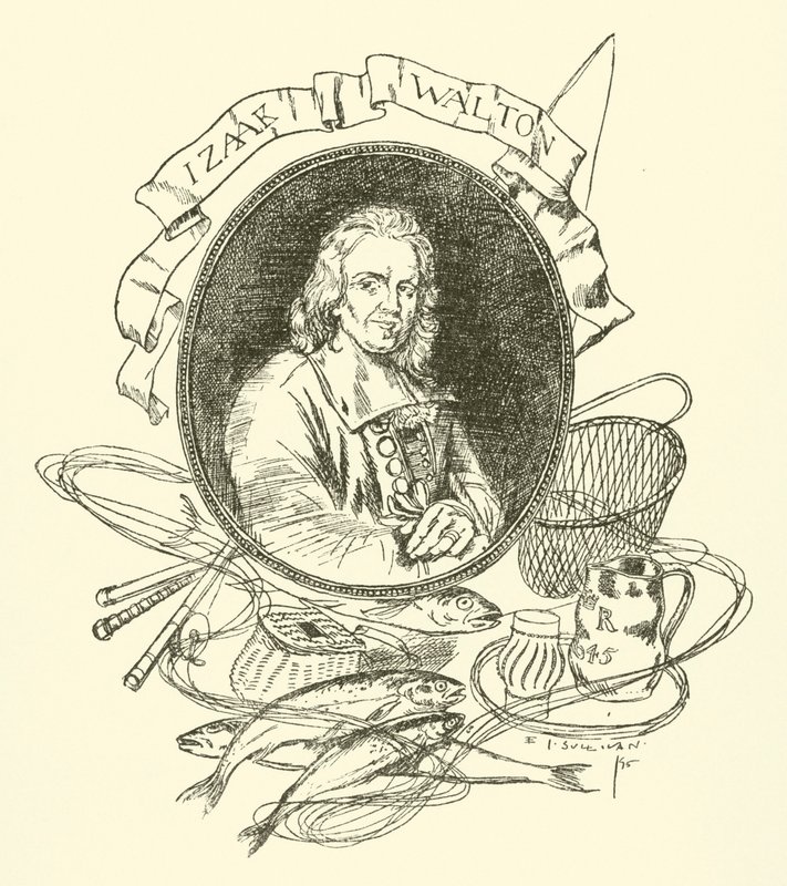 Izaak Walton av Edmund Joseph after Sullivan