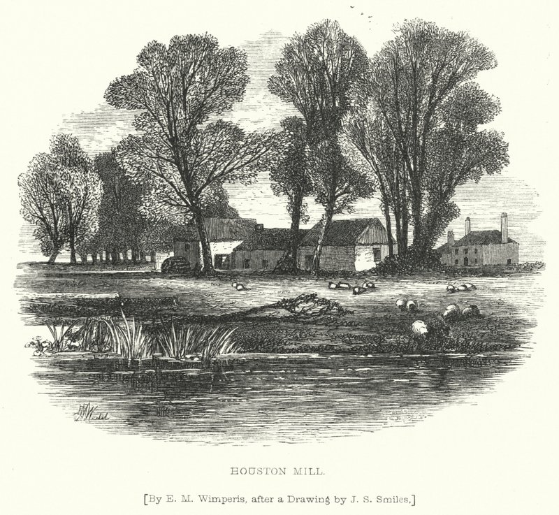 Houston Mill (gravering) av Edmund Morison (after) Wimperis