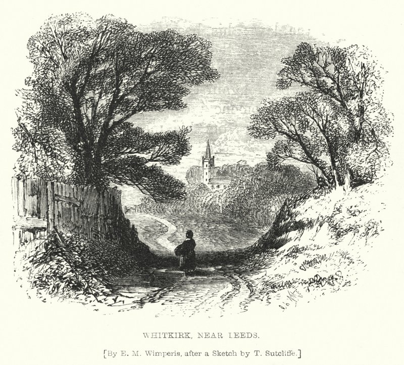 Whitkirk, nær Leeds (gravering) av Edmund Morison (after) Wimperis