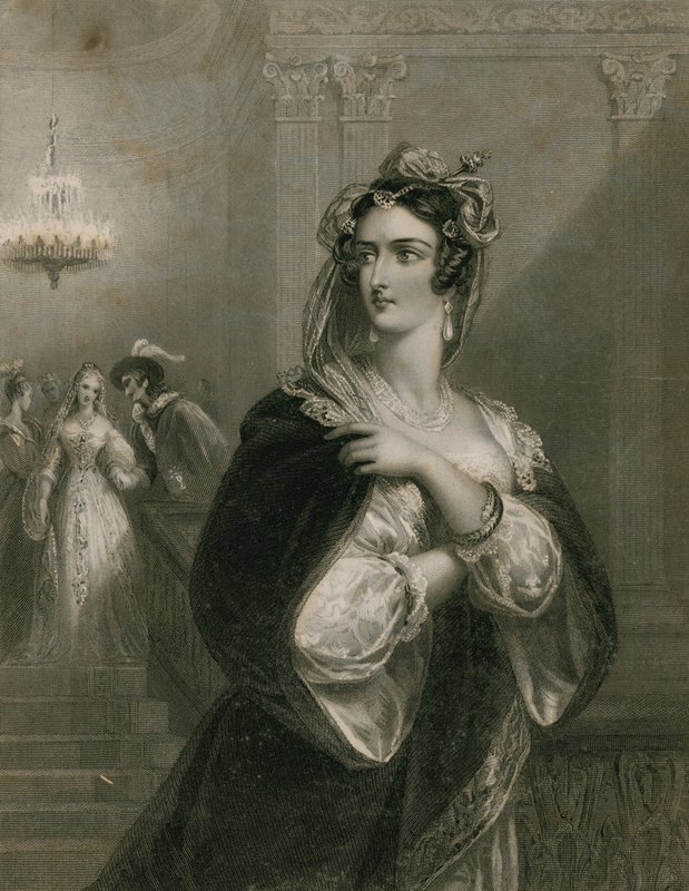 Fru Sarah Siddons, skuespillerinne av Edmund Thomas Parris