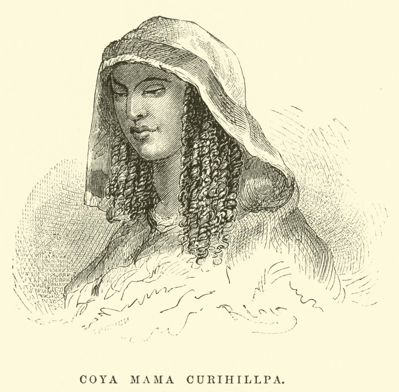 Coya Mama Curihillpa av Edouard Riou
