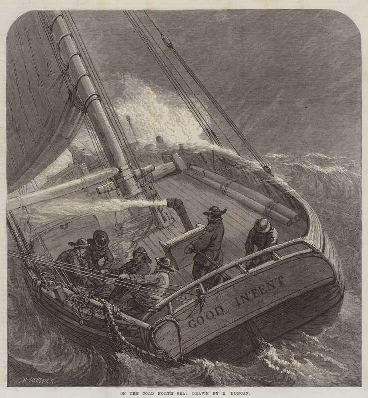 På den kalde Nordsjøen av Edward Duncan