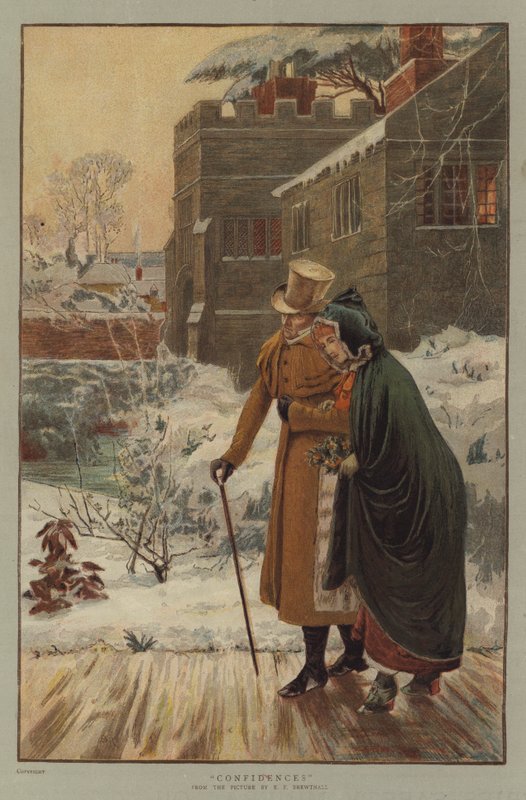 Konfidenser (chromolitho) av Edward Frederick Brewtnall