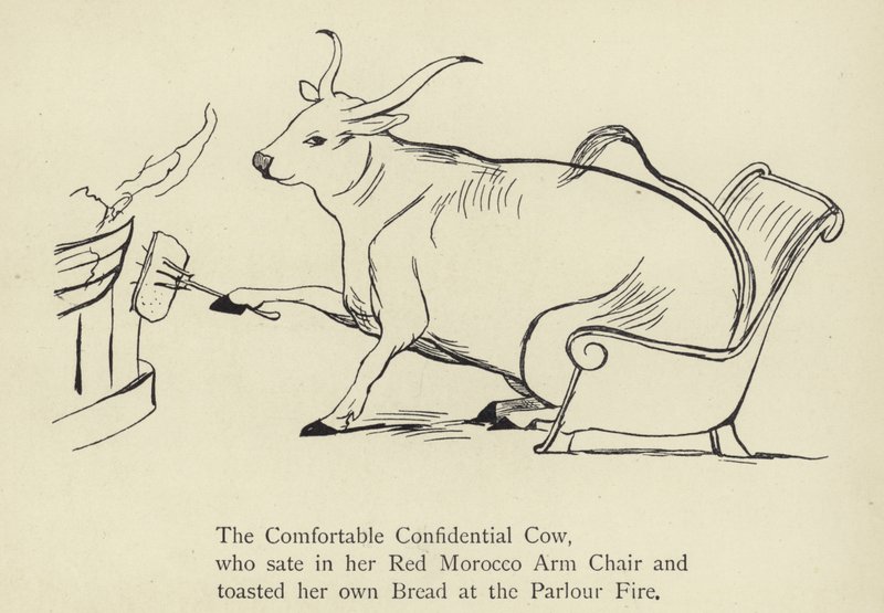 Den komfortable konfidensielle kua av Edward Lear