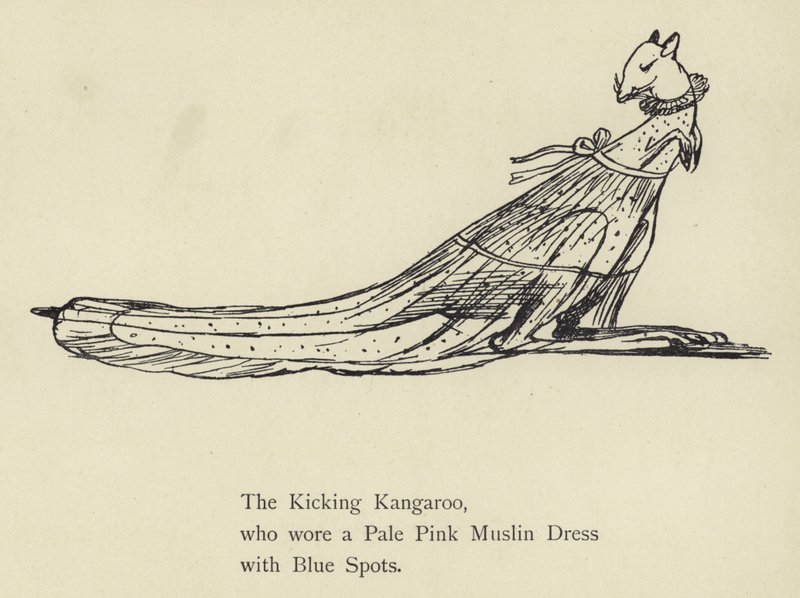Den sparkende kenguruen av Edward Lear