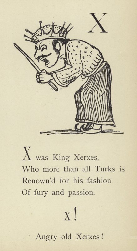 Bokstaven X av Edward Lear